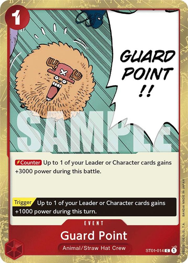 Guard Point [Jolly Roger PRB01] ST01-014 One Piece Card Game