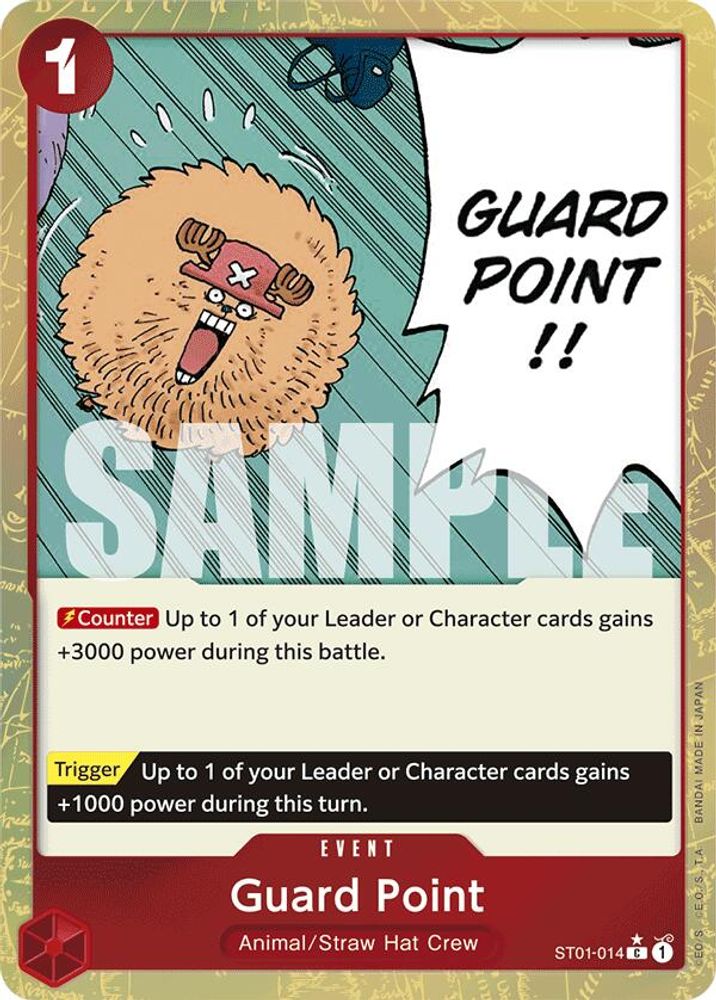 Guard Point [Textured PRB01] ST01-014 One Piece Card Game