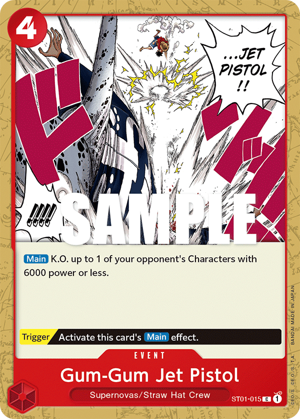 Gum-Gum Jet Pistol ST01-015 One Piece Card Game