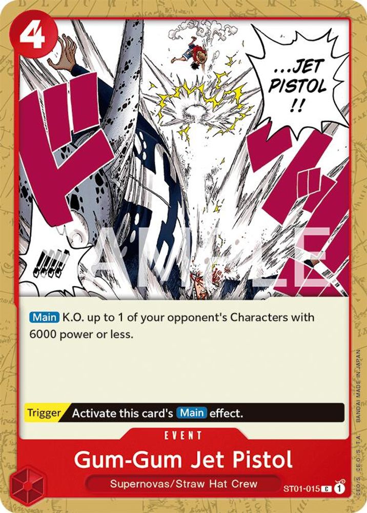 Gum-Gum Jet Pistol [Errata] ST01-015 One Piece Card Game