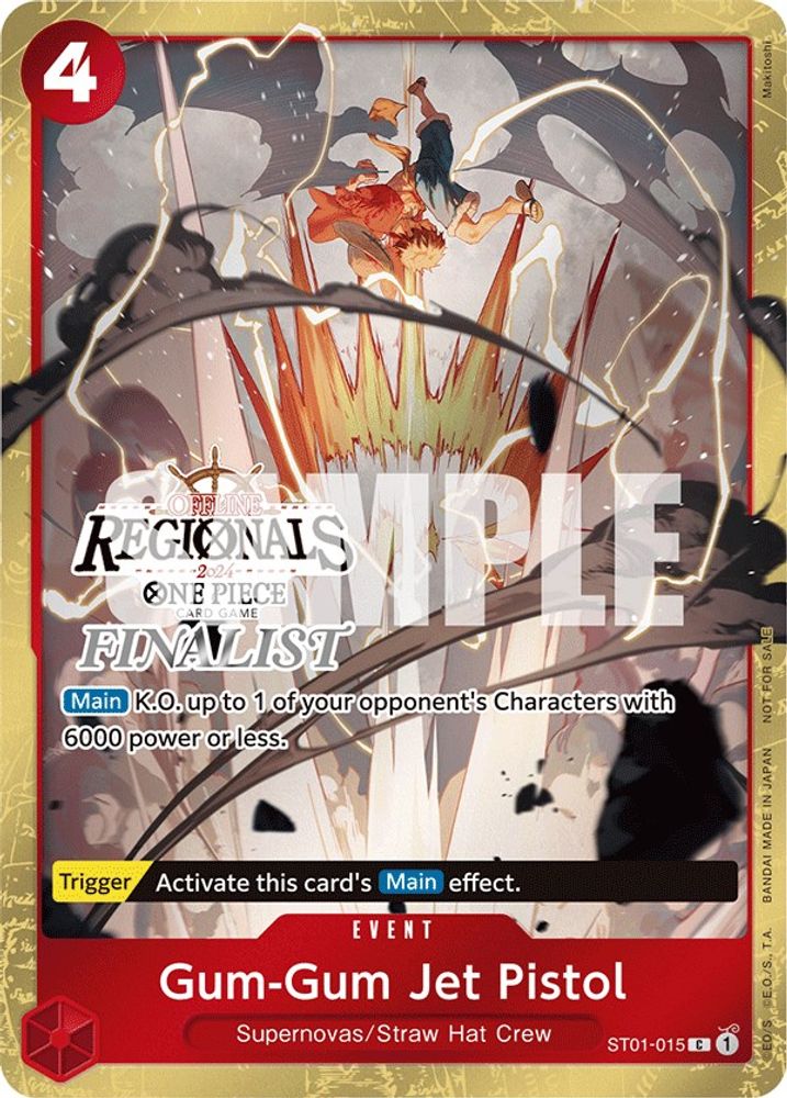 Gum-Gum Jet Pistol [Offline Finalist] ST01-015 One Piece Card Game