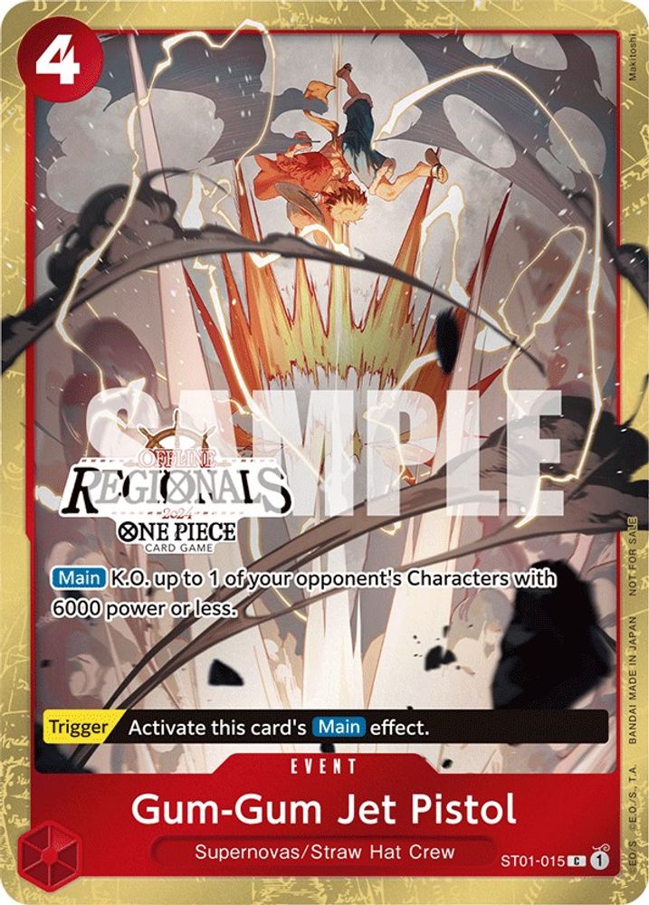 Gum-Gum Jet Pistol [Participant] ST01-015 One Piece Card Game