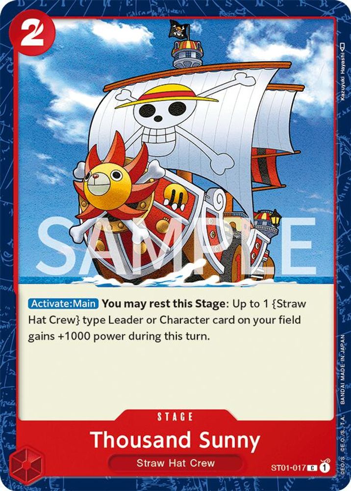 Thousand Sunny [Errata] ST01-017 One Piece Card Game