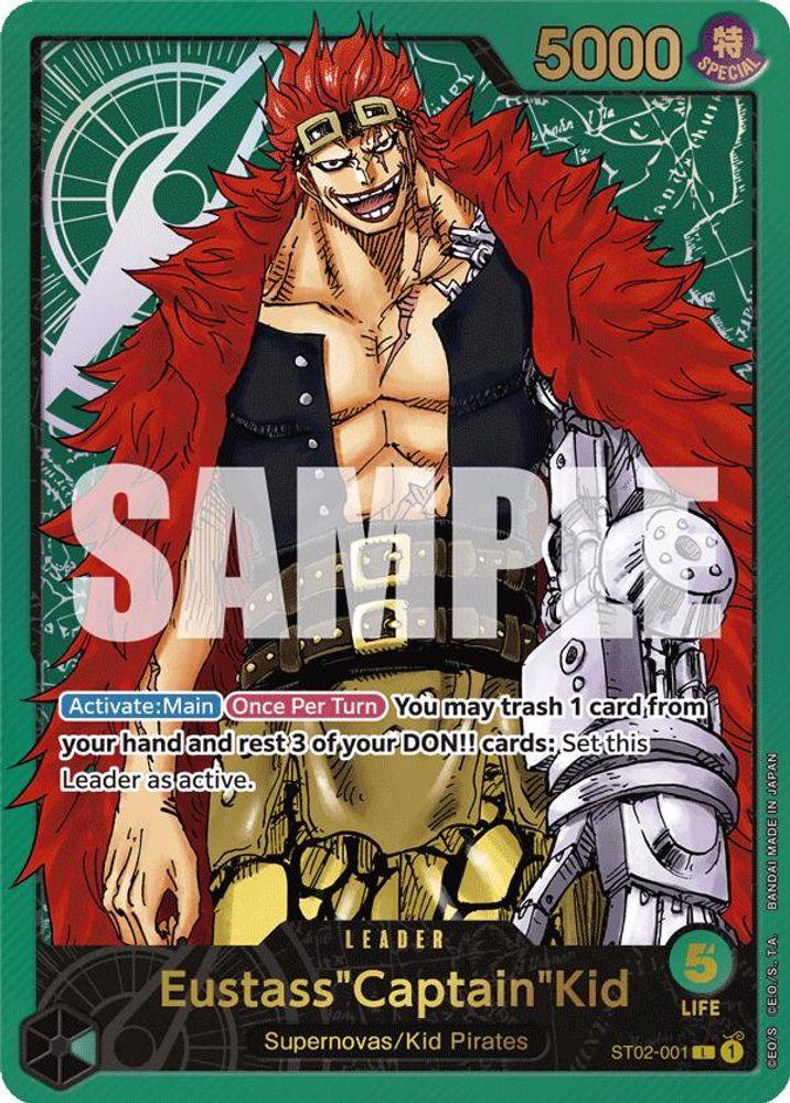 Eustass"Captain"Kid [Leader Collection] ST02-001 One Piece Card Game