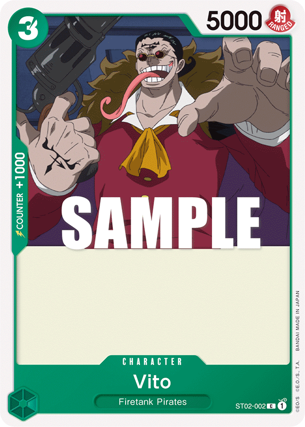 Vito ST02-002 One Piece Card Game