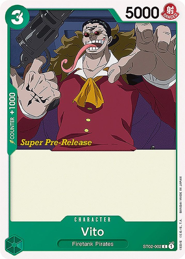 Vito [Super Pre-release] ST02-002 One Piece Card Game