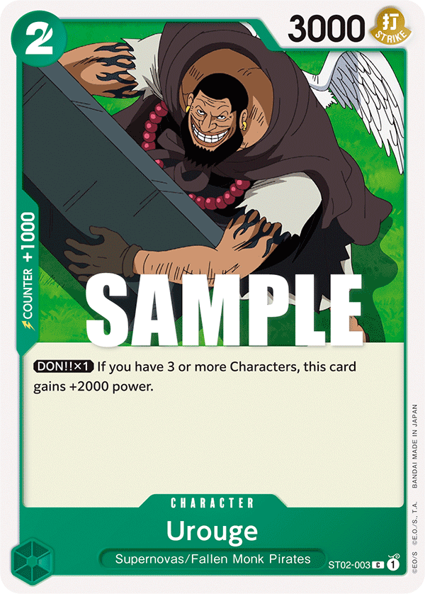 Urouge ST02-003 One Piece Card Game