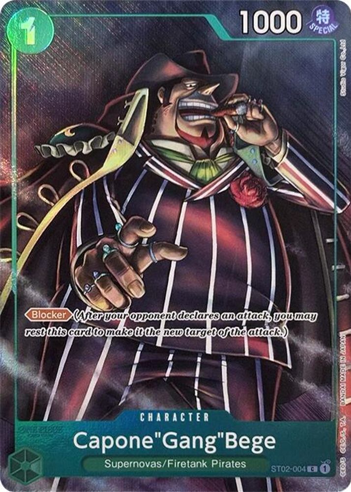 Capone"Gang"Bege [Best Selection] ST02-004 One Piece Card Game