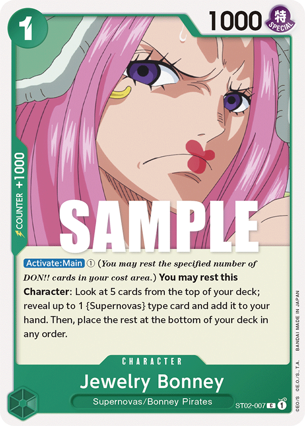Jewelry Bonney [Foil PRB-02] JP ST02-007 One Piece Card Game
