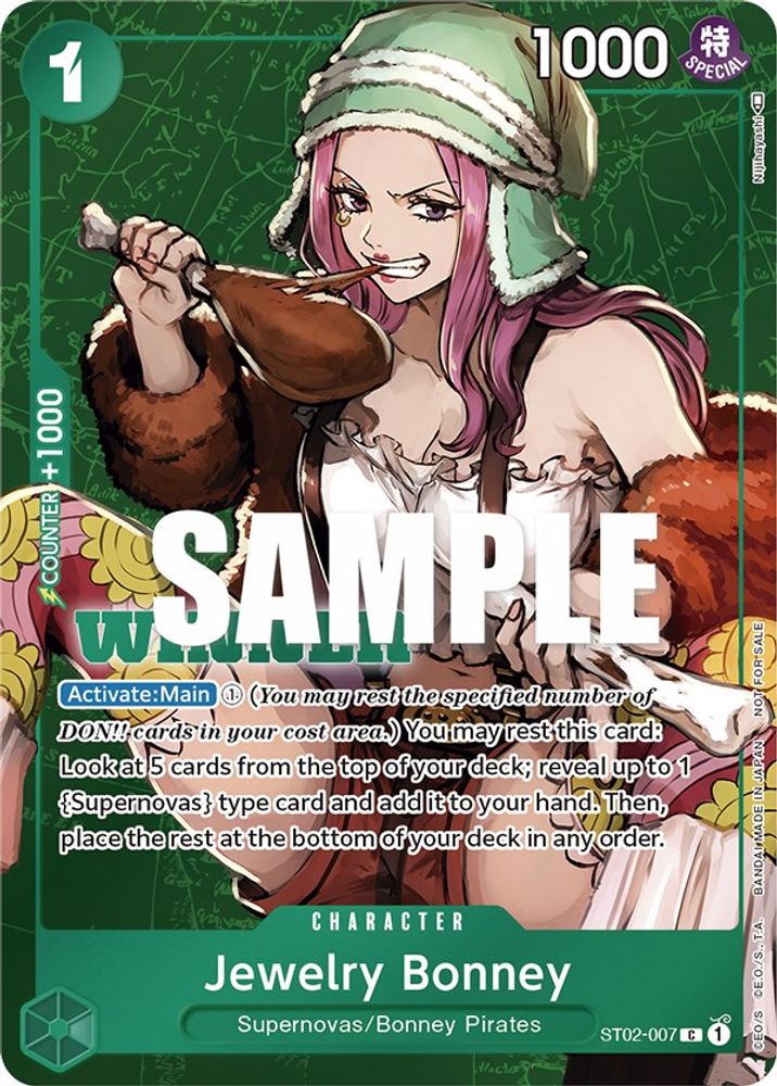 Jewelry Bonney [Tournament] ST02-007 One Piece Card Game