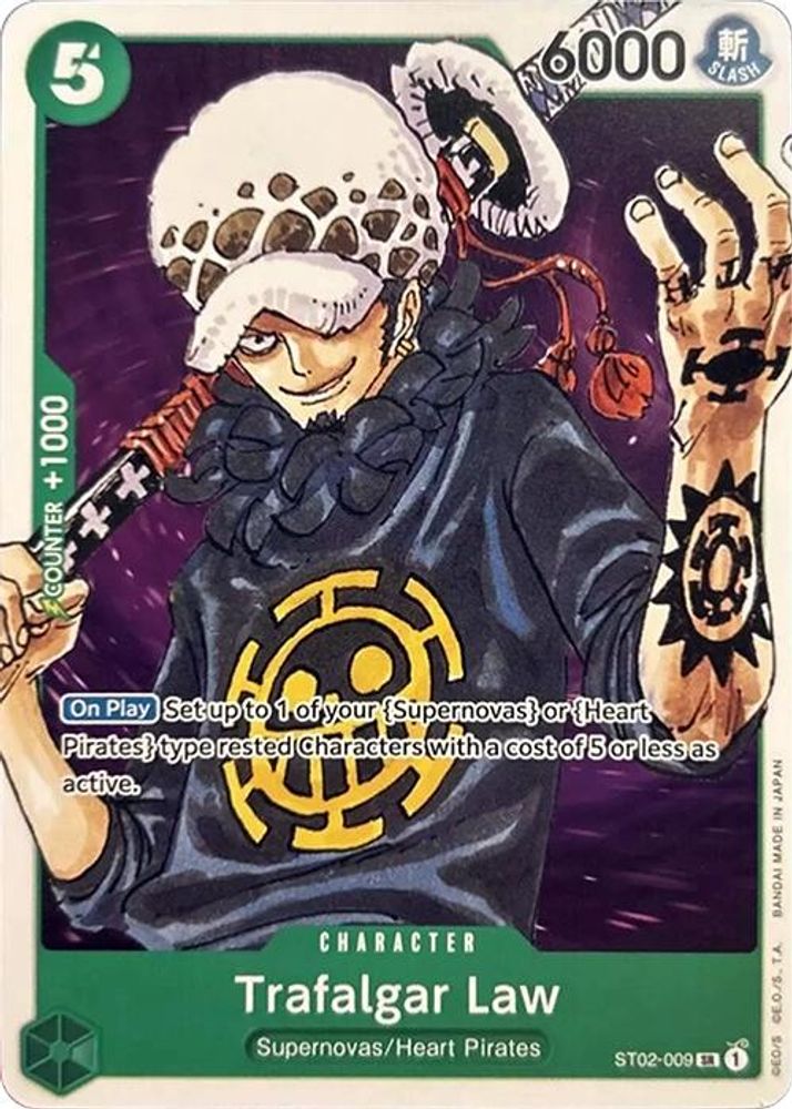 Trafalgar Law [Errata] ST02-009 One Piece Card Game