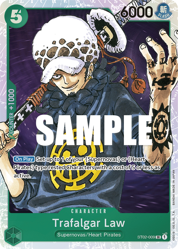 Trafalgar Law [Super Pre-release] ST02-009 One Piece Card Game