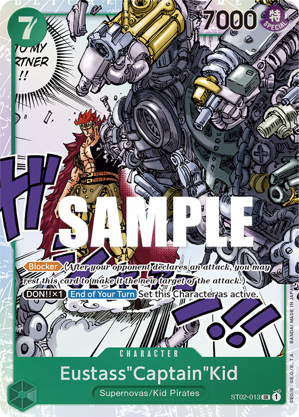 Eustass"Captain"Kid ST02-013 One Piece Card Game