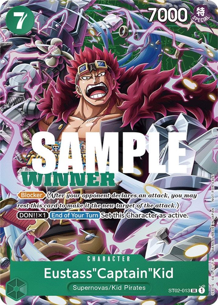 Eustass"Captain"Kid [Winner] ST02-013 One Piece Card Game