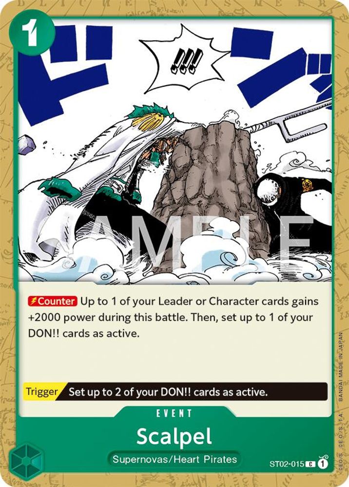 Scalpel [Errata] ST02-015 One Piece Card Game