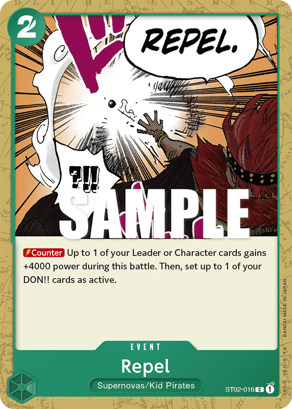 Repel ST02-016 One Piece Card Game