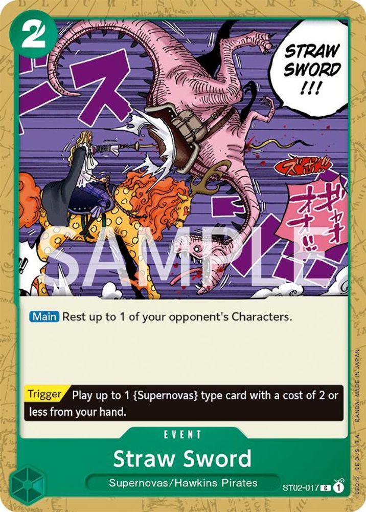 Straw Sword [Errata] ST02-017 One Piece Card Game