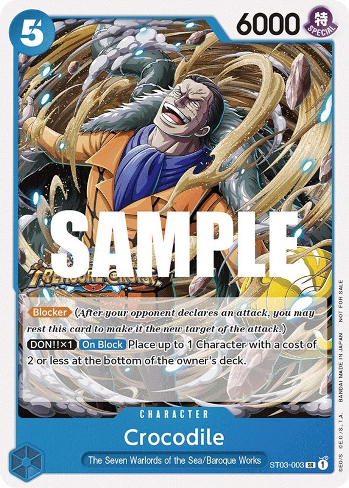 Crocodile [Tournament] ST03-003 One Piece Card Game