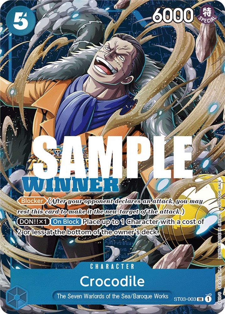 Crocodile [Winner] ST03-003 One Piece Card Game