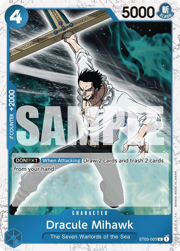 Dracule Mihawk [Full Art PRB01] ST03-005 One Piece Card Game