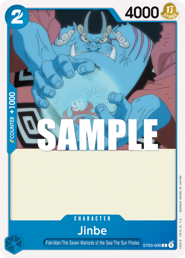Jinbe ST03-006 One Piece Card Game