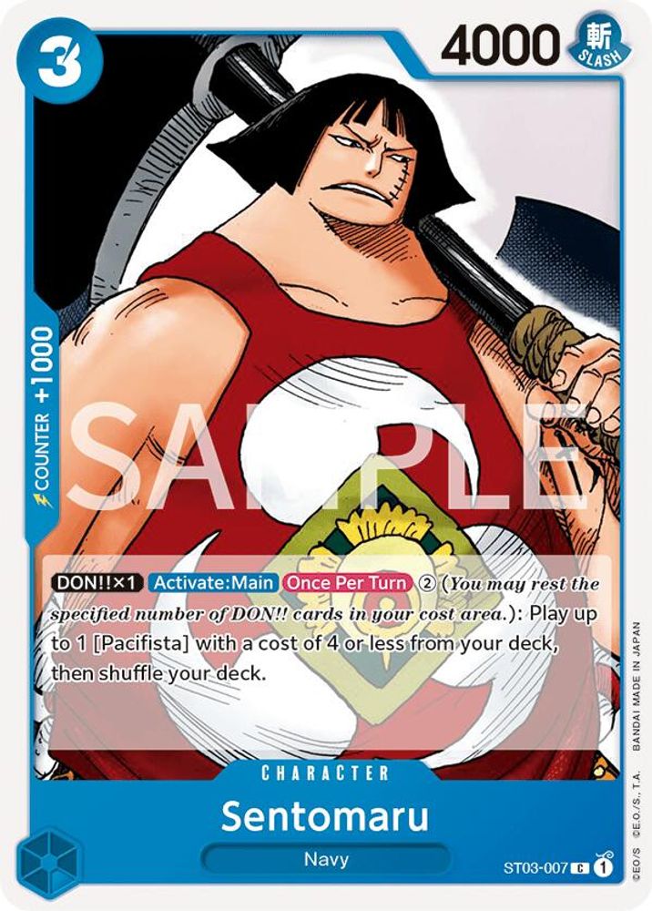 Sentomaru [Errata] ST03-007 One Piece Card Game