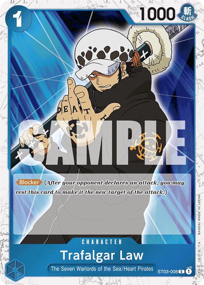 Trafalgar Law [Full Art PRB01] ST03-008 One Piece Card Game