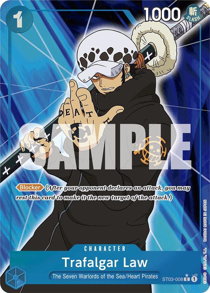Trafalgar Law [Jolly Roger PRB01] ST03-008 One Piece Card Game