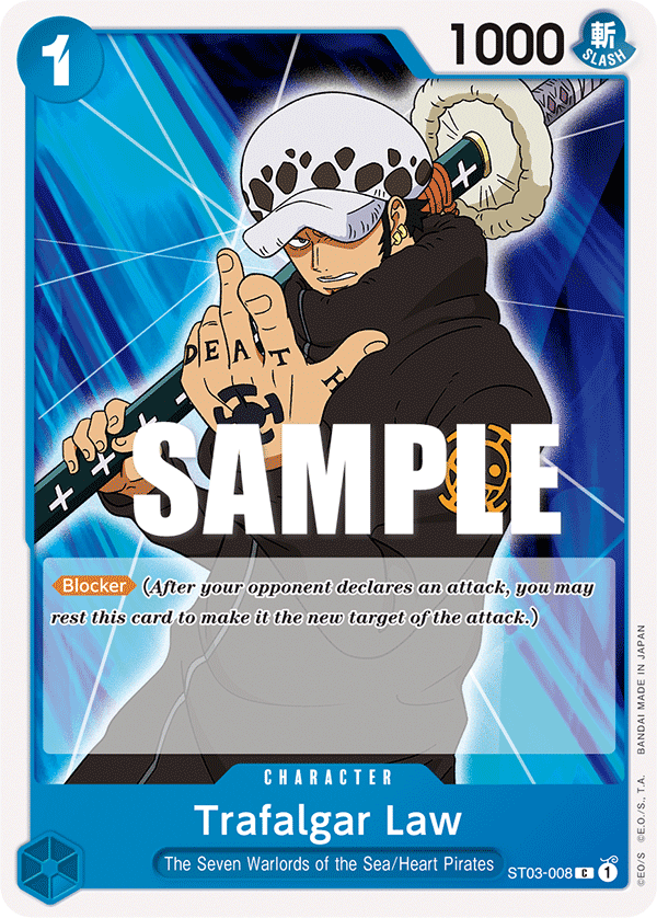 Trafalgar Law [Super Pre-release] ST03-008 One Piece Card Game