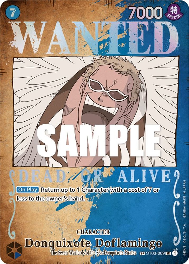 Donquixote Doflamingo [Wanted] ST03-009 One Piece Card Game