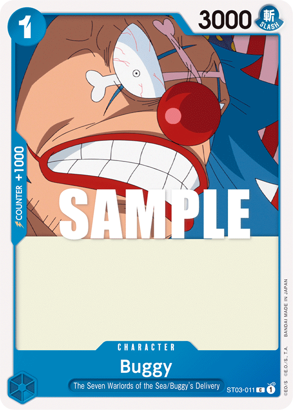 Buggy ST03-011 One Piece Card Game