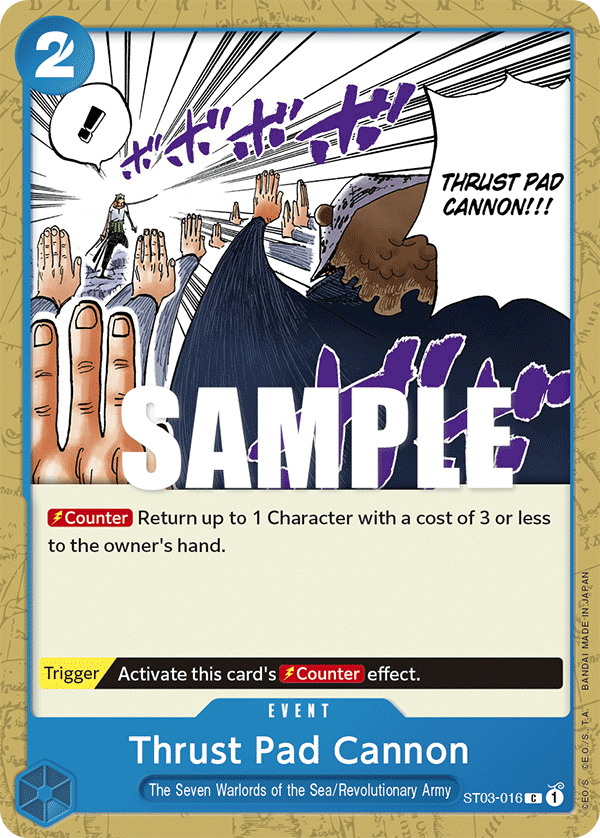 Thrust Pad Cannon ST03-016 One Piece Card Game