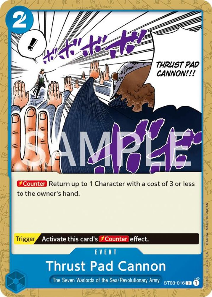 Thrust Pad Cannon [Errata] ST03-016 One Piece Card Game