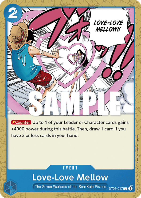 Love-Love Mellow [Super Pre-release] ST03-017 One Piece Card Game