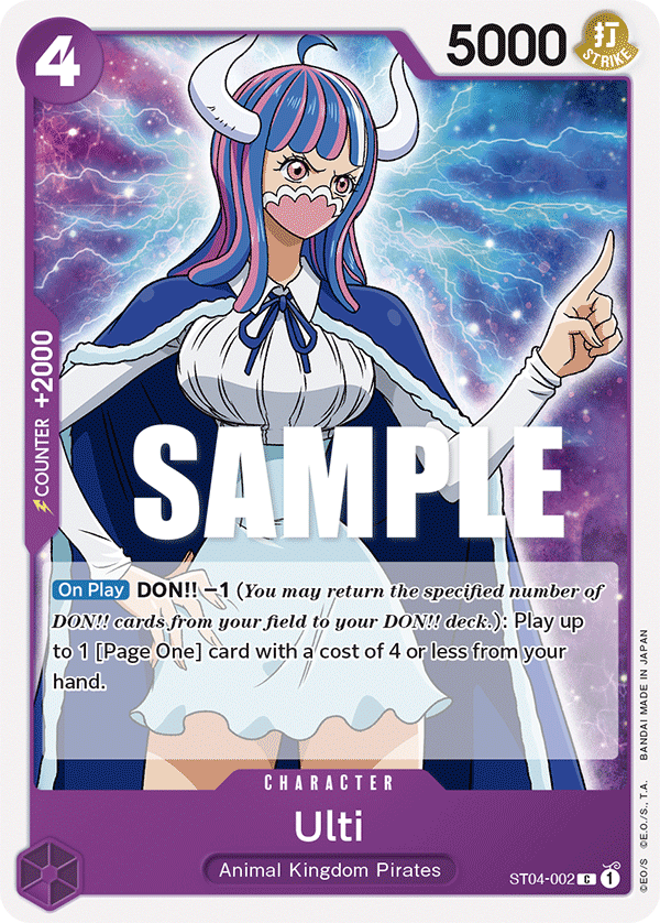 Ulti ST04-002 One Piece Card Game