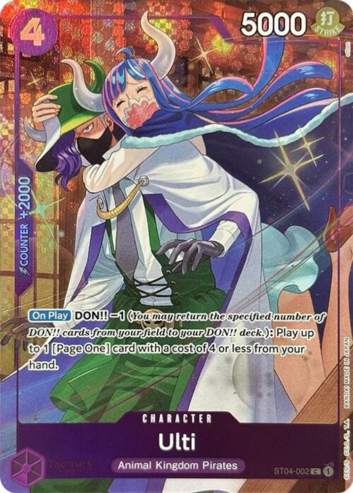 Ulti [Best Selection Vol. 3] ST04-002 One Piece Card Game