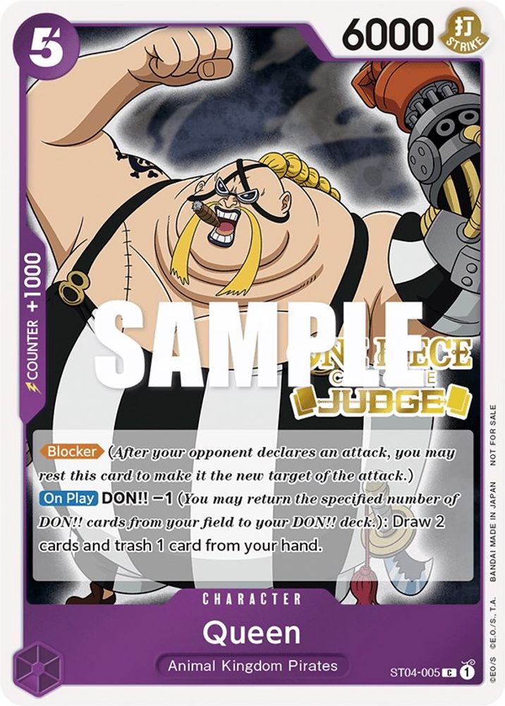 Queen [Judge] ST04-005 One Piece Card Game