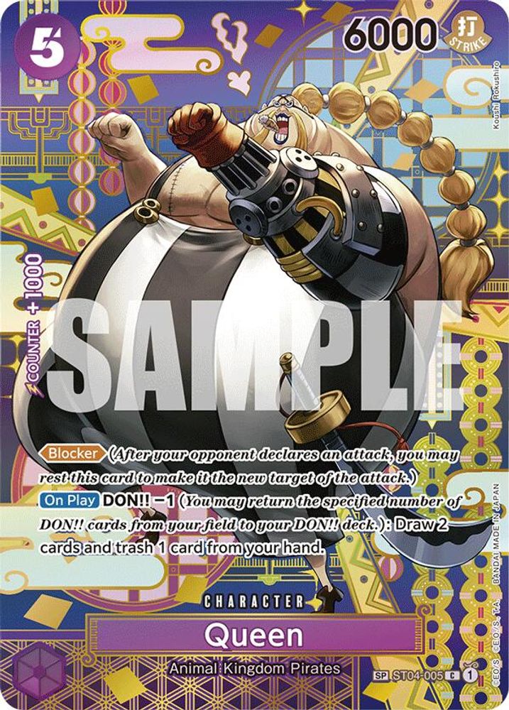 Queen [SP Foil] ST04-005 One Piece Card Game