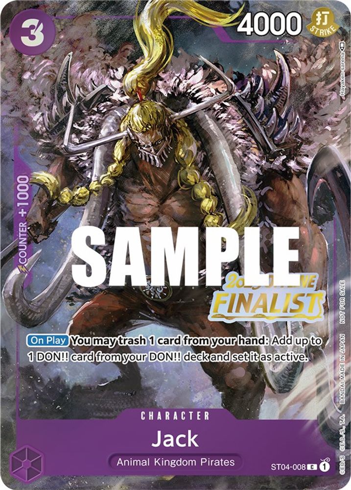 Jack [Finalist] ST04-008 One Piece Card Game