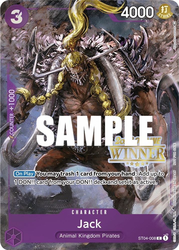 Jack [Winner] ST04-008 One Piece Card Game