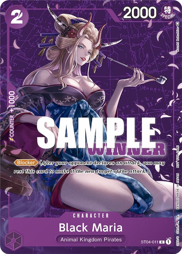 Black Maria [Tournament Winner] ST04-011 One Piece Card Game