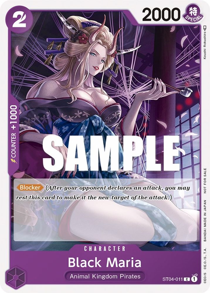 Black Maria [Tournament] ST04-011 One Piece Card Game