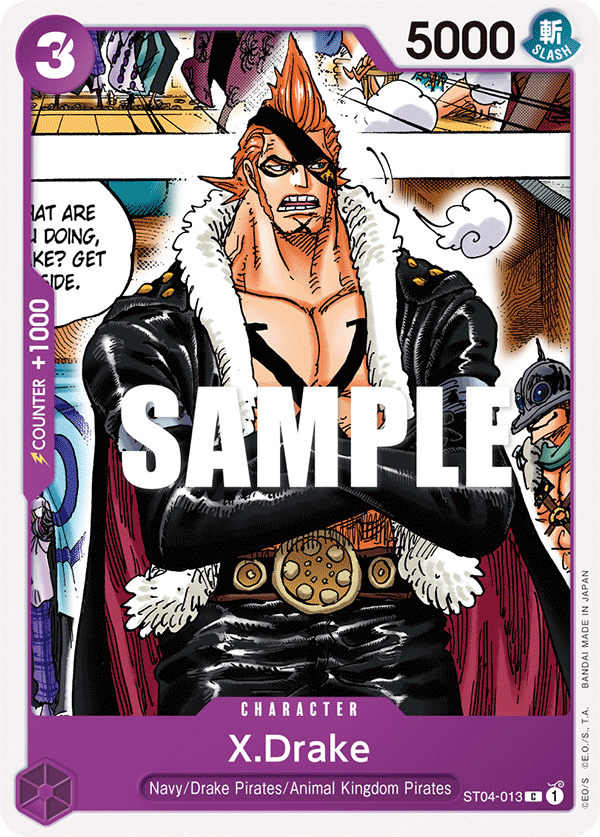 X.Drake [Super Pre-release] ST04-013 One Piece Card Game