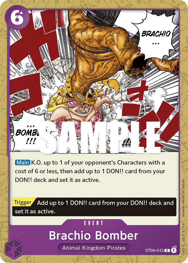 Brachio Bomber ST04-015 One Piece Card Game