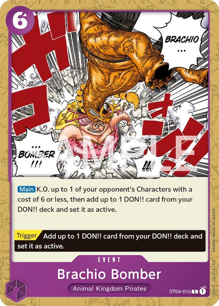 Brachio Bomber [Errata] ST04-015 One Piece Card Game