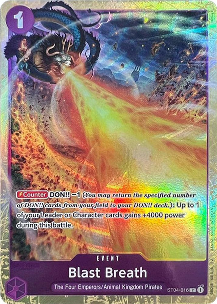 Blast Breath [Best Selection] ST04-016 One Piece Card Game
