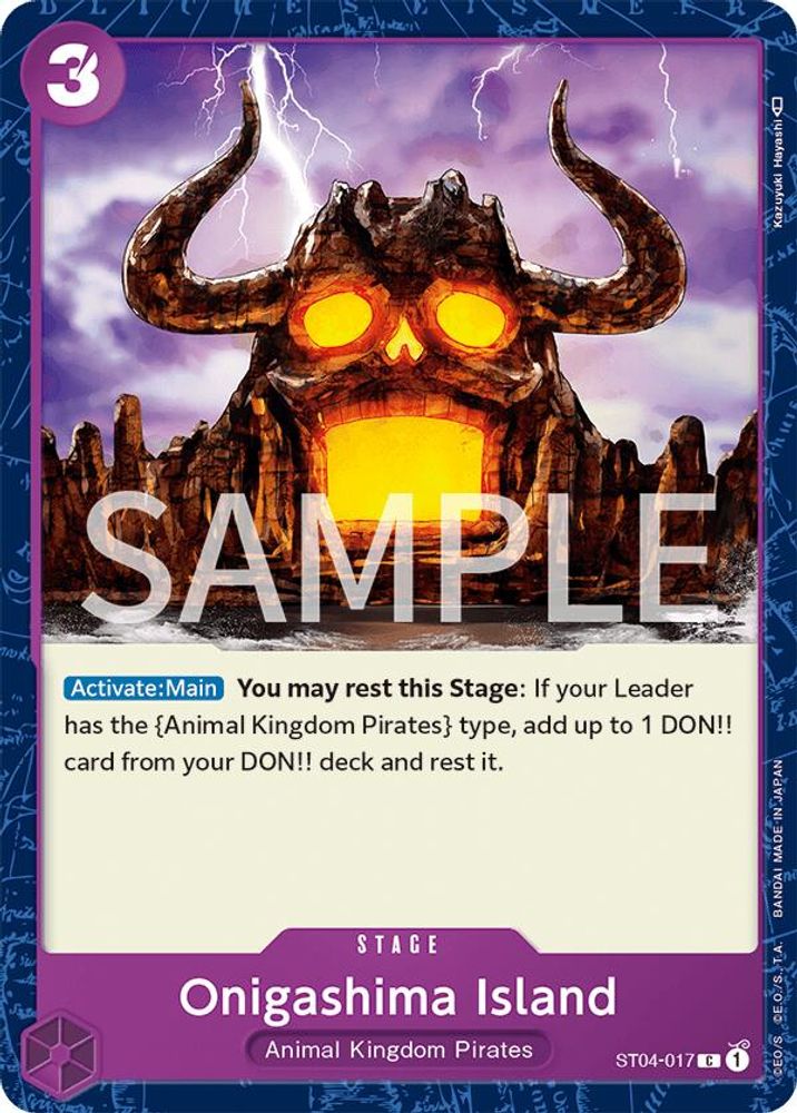 Onigashima Island [Errata] ST04-017 One Piece Card Game