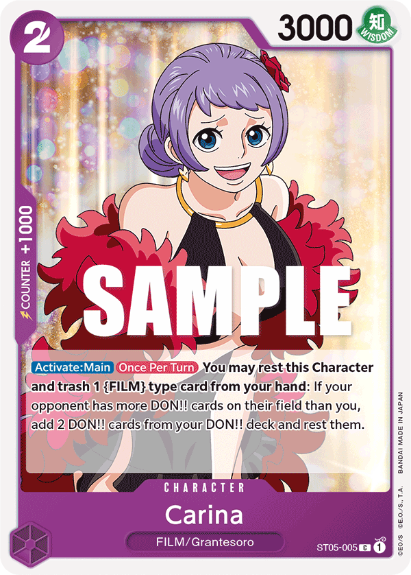 Carina ST05-005 One Piece Card Game