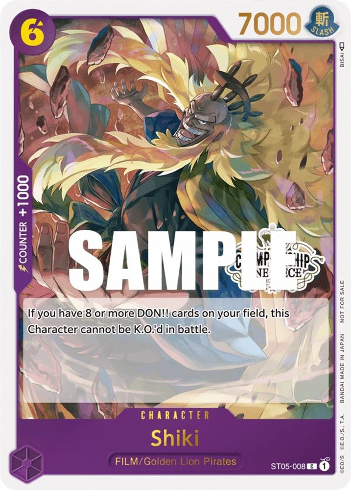 Shiki [Store Championship] ST05-008 One Piece Card Game