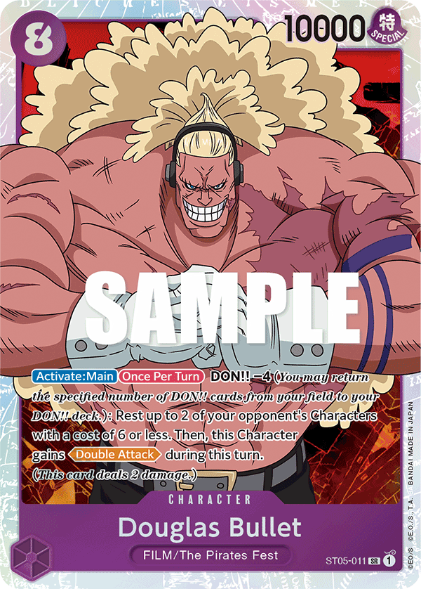 Douglas Bullet ST05-011 One Piece Card Game